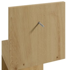 Polita de perete SUNEDO 25x125 cm, stejar artisan
