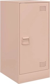 vidaXL Dulap, roz, 34,5x39x73 cm, oțel