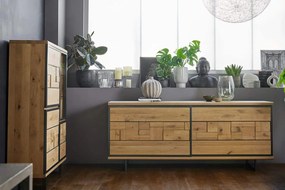 Comodă lemn masiv Prime Multiple Dimensiuni - 94 x 50 x 225 cm
