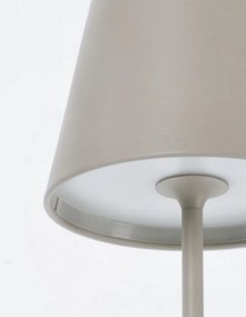 Veioza LED, tortora, inaltime 38 cm, Etna, Bizzotto