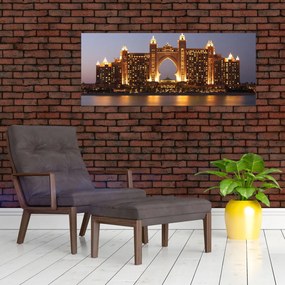 Tablou construcției în Dubai (120x50 cm)