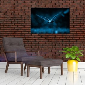 Tablou cu bufnița zburând (90x60 cm)