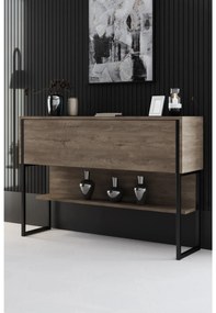 Măsuță consolă Luna 4 (Negru + Nuc) . 1102306