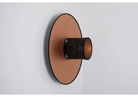 Aplică TOKYO Duolla SHINY 1xE27/15W/230V d. 50 cm cupru/negru