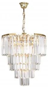 Lustra clasica 10 becuri E14 7106/6+3+1-GD+CL ZUMALINE