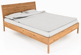 Pat din lemn de stejar 90x200 cm Pola – The Beds