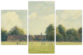 Tablou - Camille Pissarro, Hampton Court Green, reproducere (90x60 cm)