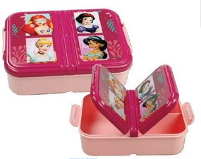 Prințesele Disney cutie de prânz cu mai multe compartimente, cutie pentru sandvișuri