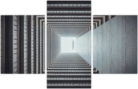 Tablou - Vedere din interiorul clădirii (90x60 cm)