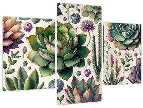 Tablou - Plante suculente (90x60 cm)