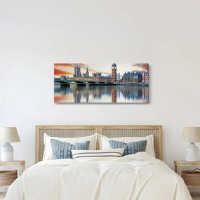 Tablou - Houses of Parliament din Londra (120x50 cm)