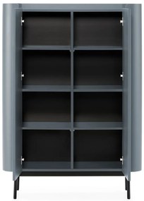 Dulap albastru prăfuit 100x140x40 cm Willa – MOME