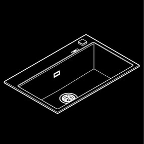 GROHE 31652AP0 - Chiuvetă din compozit K700 780 × 510 mm granit/negru