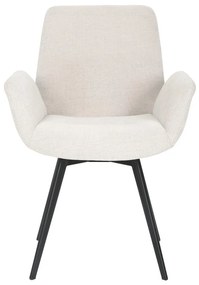 Scaun sufragerie Halmare  (crem + negru). 1100120