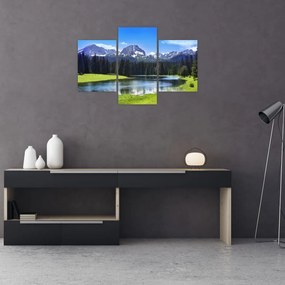 Tablou - vâfurile montane înzăpezite (90x60 cm)