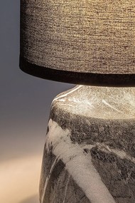 Lampa de masa decorativa marmura/negru Nalisa