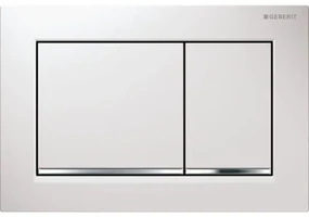 Placuta actionare Geberit Omega 30, alb/crom - GEB115.080.KJ.1