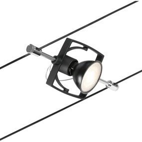 Paulmann 94434 - Set 5x GU5,3/10W spot MAC 230V negru