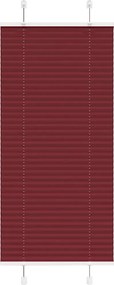 vidaXL Jaluzea plisată Bordeaux Roșu 55x150 cm Lățime țesătură