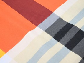 Lenjerie de pat din bumbac Renforce ORANGE KUBE colorat Dimensiunile lenjeriei: 70 x 90 cm | 140 x 200 cm