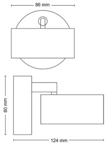 Spot LED BRACIA LED/5,5W/230V alb Philips