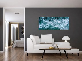 Tablou - Valuri oceanice (120x50 cm)