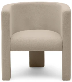 Fotoliu design bej MILU