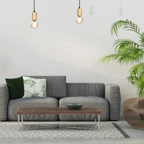 Lustră aplicată VIGA 2xE27/60W/230V lemn