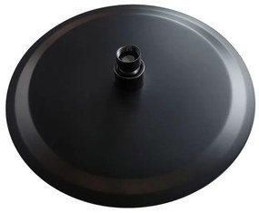 Cap de dus Rea 25cm negru mat