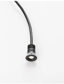 Mini Spot LED incastrabil tavan fals / plafon pentru baie IP44 TINY negru
