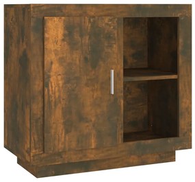 817237 vidaXL Dulap, stejar fumuriu, 80x40x75 cm