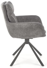 Scaun de bucaterie Leary, gri