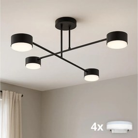 Brilagi - Plafonieră LED aplicată MONO 4xGX53/30W/230V neagră