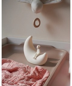 Pătură pentru copii, roz prăfuit din bumbac organic tricotată 80x100 cm Sorbet – Cam Cam Copenhagen