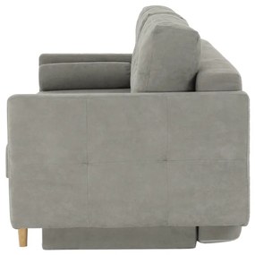 Canapea extensibilă, gri textil Queens, AURELIA