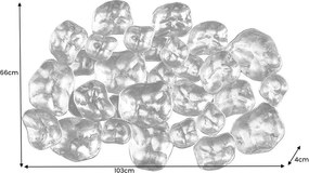 Decoratiune perete design modern VARIATION 100cm, auriu