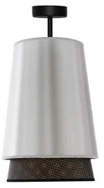 Lustră aplicată BELL Duolla SHINY 1xE27/15W/230V d. 25 cm argintiu/negru