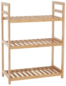 Raft cu 3 polite, bambus natural, FIORE TIP 1