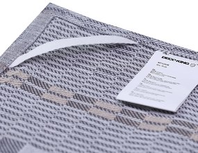 Șervet bucătărie DecoKing Louie, bej, gri închis, 50 x 70 cm, set 10 buc.