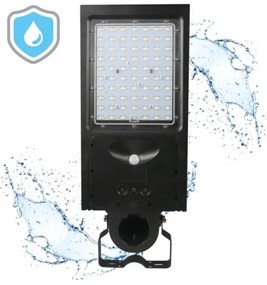 Lampă stradală solară LED cu senzor STREET LED/30W/9,6V 3000/4000K 6000 mAh IP65