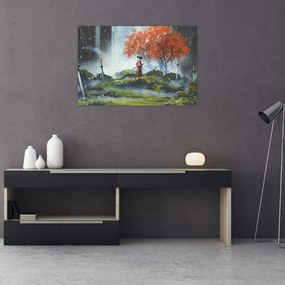 Tablou - Ilustrație a Grădinii de săbii (90x60 cm)