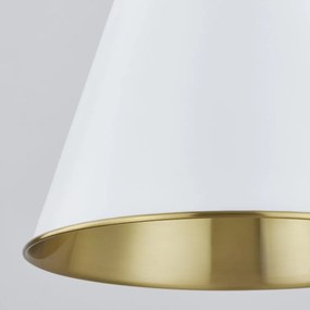Pendul clasic LUX, Metal, Alama Antic, Soft Blue, FENIMORE