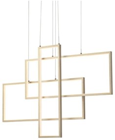 Redo 01-2314 - Lustră LED dimabilă suspendată pe cablu PLANA, LED/60W/230V, auriu