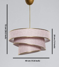 Lustra Couper - Powder, Gold, Soclu E27, Max. 45 - 60W