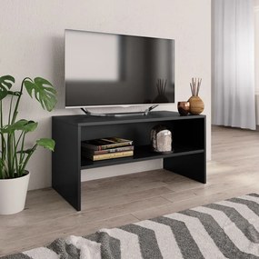 800055 vidaXL Dulap TV, negru, 80x40x40 cm, lemn prelucrat