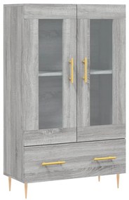 vidaXL Dulap gri Sonoma 69,5x31x115 cm, lemn prelucrat