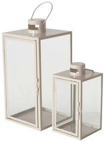 Set 2 felinare  metalice Arania,  bej