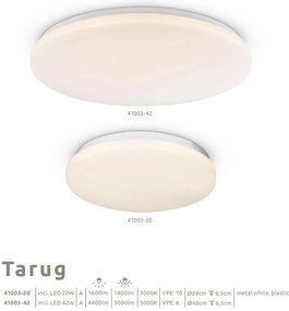 Plafoniera LED design slim 29cm TARUG 41003-20 GL