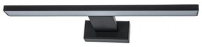 Aplica LED de perete pentru baie SHINE, 7 W, 230 V, 30 cm, IP44, negru