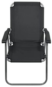 Scaun pliant pentru camping, gri